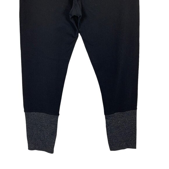 Lululemon Crop Leggings Black Gray Colorblock High Rise Athletic 6 - Picture 6 of 7